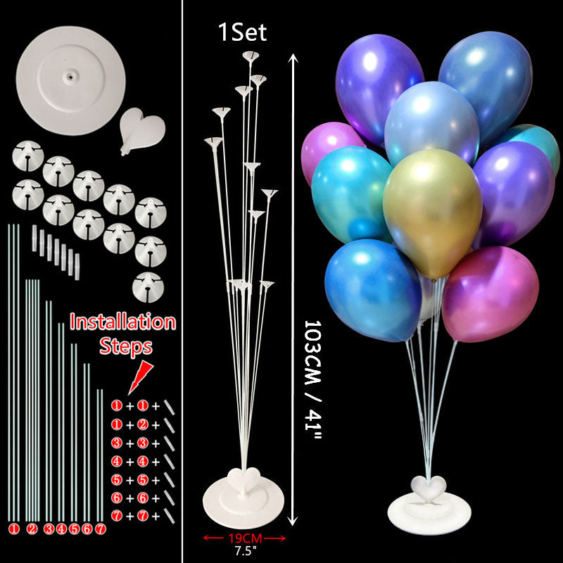 Set Balloons Stand Column Birthday Balloon Arch Kit Wedding Kids Party Baby Shower Decoration Ballon Accessories 