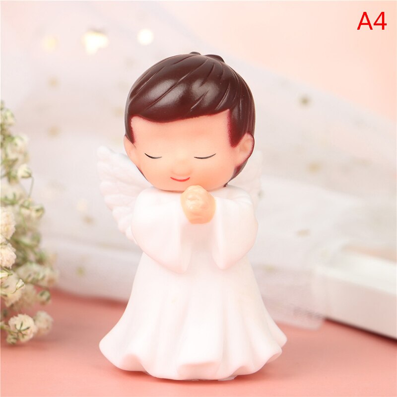 Pcs Angel Boy Girl Feather Wing Cake Dessert Topper Decoration Wedding Happy Birthday Valentine's Day Top 