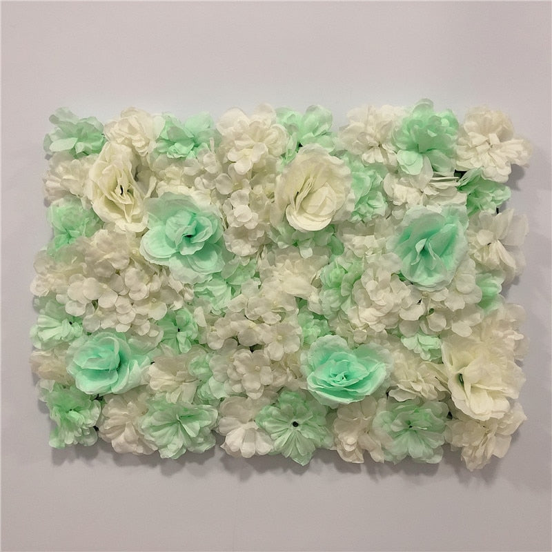 LINMAN cm Rose Artificial Flower Wall Panel Decor Backdrop Wedding Party Event Birthday Shop Scene Layout Customizable 