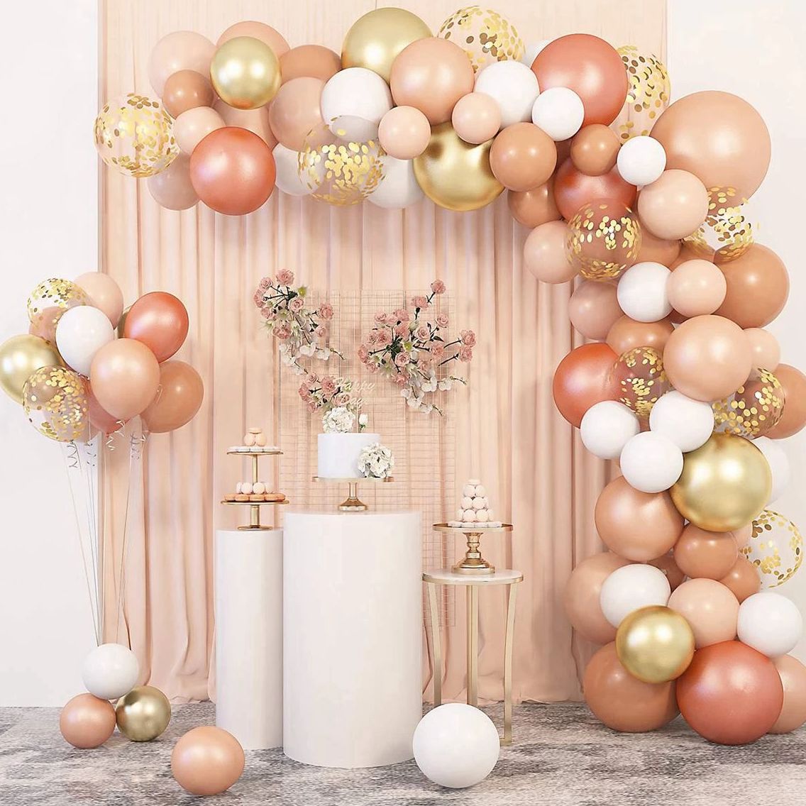 Pastel Balloon Garland Arch Kit Birthday Party Decorations Kids Boy Girl Latex Baloon Wedding Baby Shower Theme Ballon Decor Inflatable