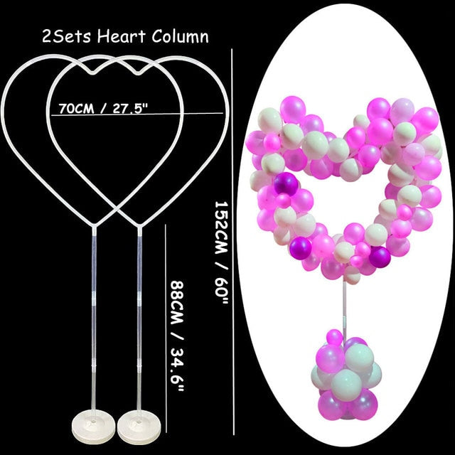 Set Balloons Stand Column Birthday Balloon Arch Kit Wedding Kids Party Baby Shower Decoration Ballon Accessories 