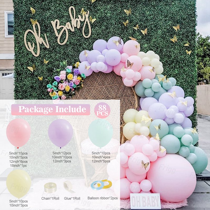 Balloon Garland Arch Kit Wedding Birthday Balloons Decor Boy Girl Gender Reveal Baby Shower Baloon Accessories Inflatable Party Decorations