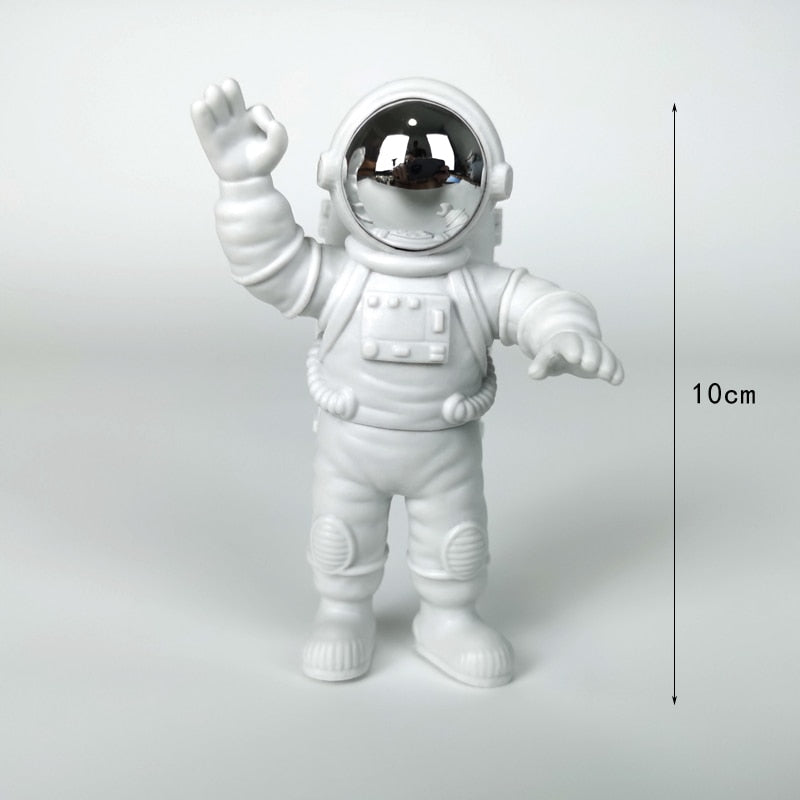 Astronaut Cake Topper Outer Space Theme Birthday Party Dessert Props Festive Decor Universe Planet Series 