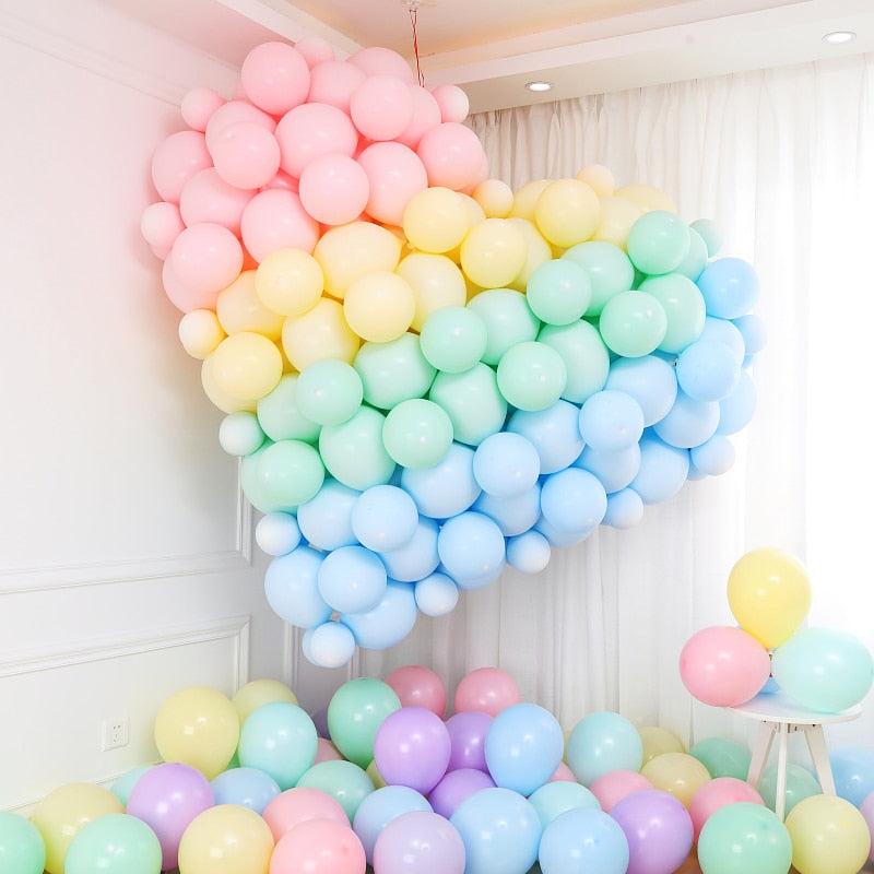 pcs Pastel Balloons Wedding Decor Happy Birthday Party Decoration Globos Latex Balloon Baby Shower Valentine's Day Gift 