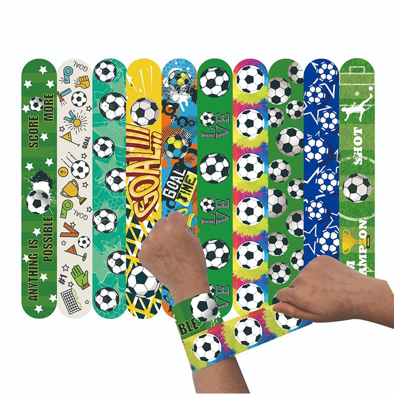 pcs Football Papa Circle SOCCER Decoration Bracelet Sports Party Boy Happy Birthday Supplies 