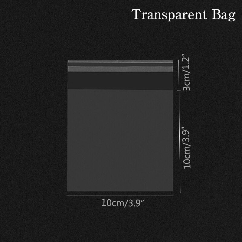 pcs Transparent Dot Candy Bags Plastic Clear Food Cookie Gift Self Adhesive Pouch Wedding Birthday Packaging Bag 