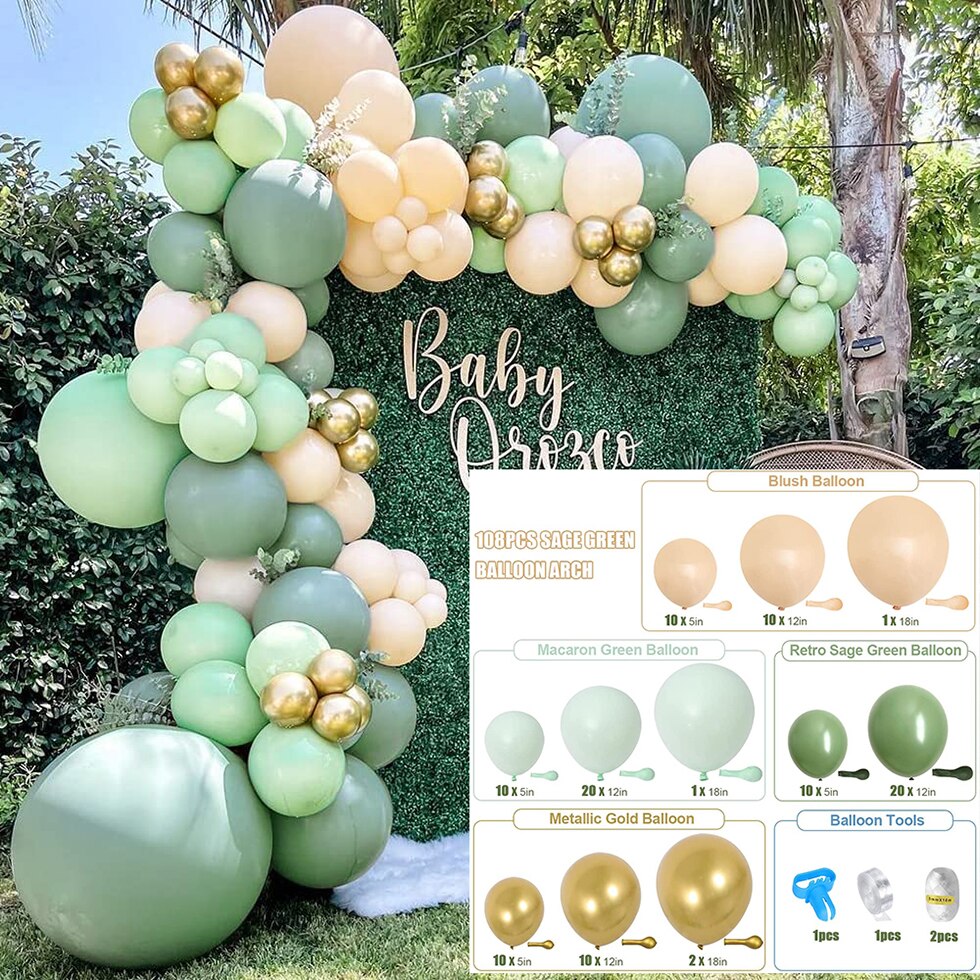 Birthday Balloons Party Decorations Balloon Garland Wedding Arches Kids Baby Shower Latex Supplies 