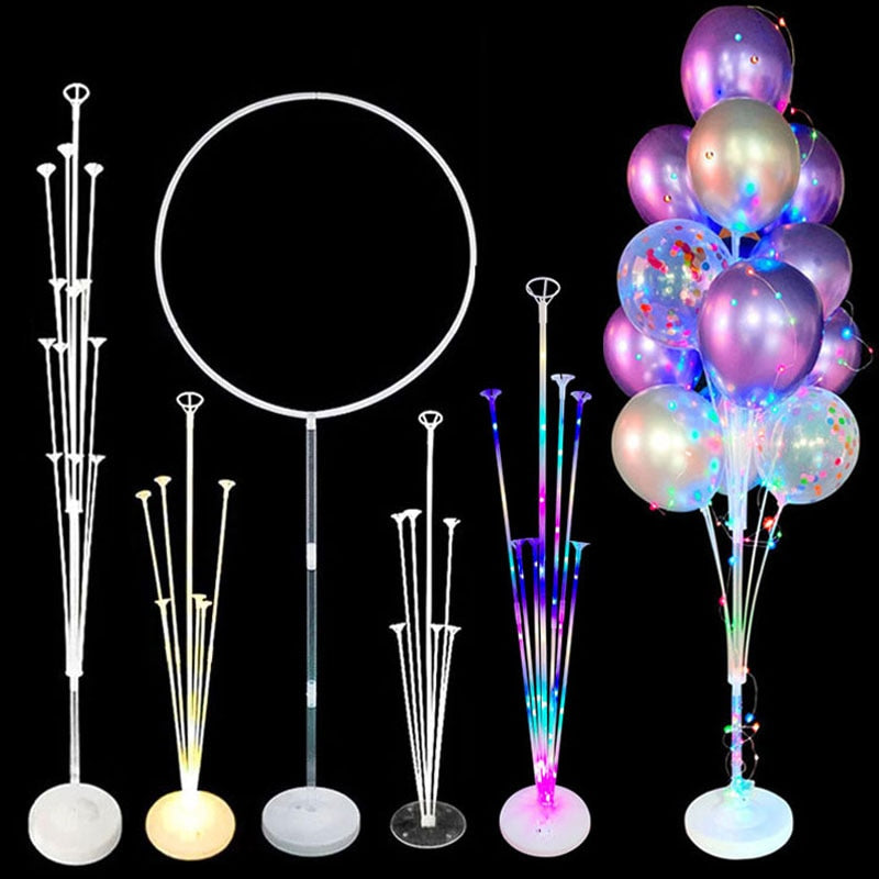 Set Balloons Stand Column Birthday Balloon Arch Kit Wedding Kids Party Baby Shower Decoration Ballon Accessories 