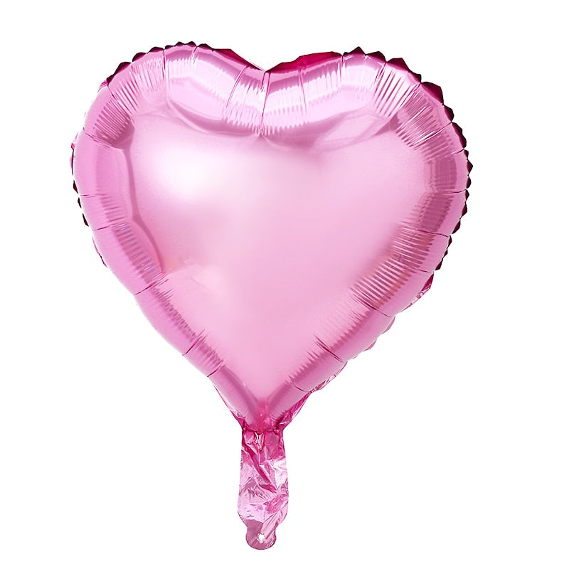 Star Heart Balloons Foil Baby Shower Gender Reveal Wedding Magical Prom Engagement Birthday Party Decoration 