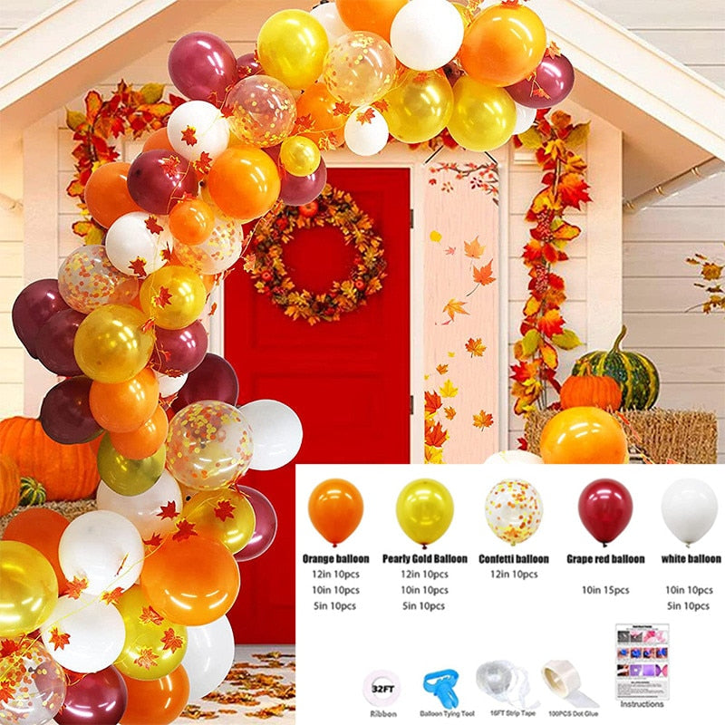 Party Wedding Decoration Balloon Garland Arch Kit Latex Macaron Valentine Mariage Birthday Baby Shower Balloons Anniversaire Inflatable Decorations