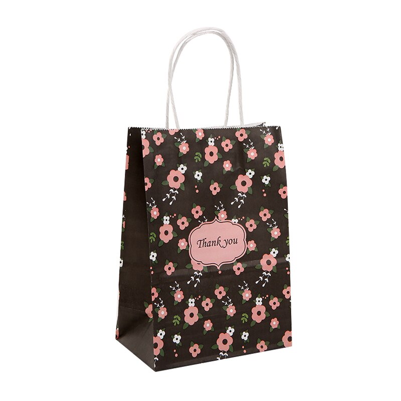 pcs Small Flower Pattern Gift Bag Handheld Shopping Wedding Birthday Party Packaging Festival Gifts Guests 