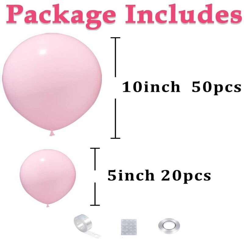 pcs Macaron Balloons Garland Arch Kit Pink White Yellow Latex Baloon Wedding Birthday Baby Shower Gender Reveal Party Decor Inflatable Decorations