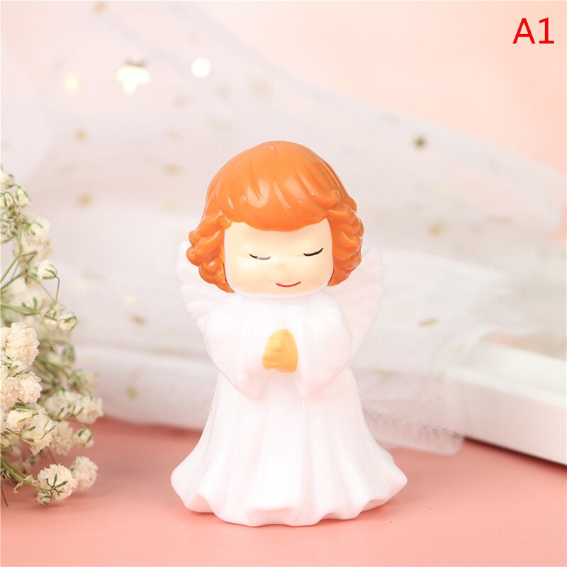 Pcs Angel Boy Girl Feather Wing Cake Dessert Topper Decoration Wedding Happy Birthday Valentine's Day Top 