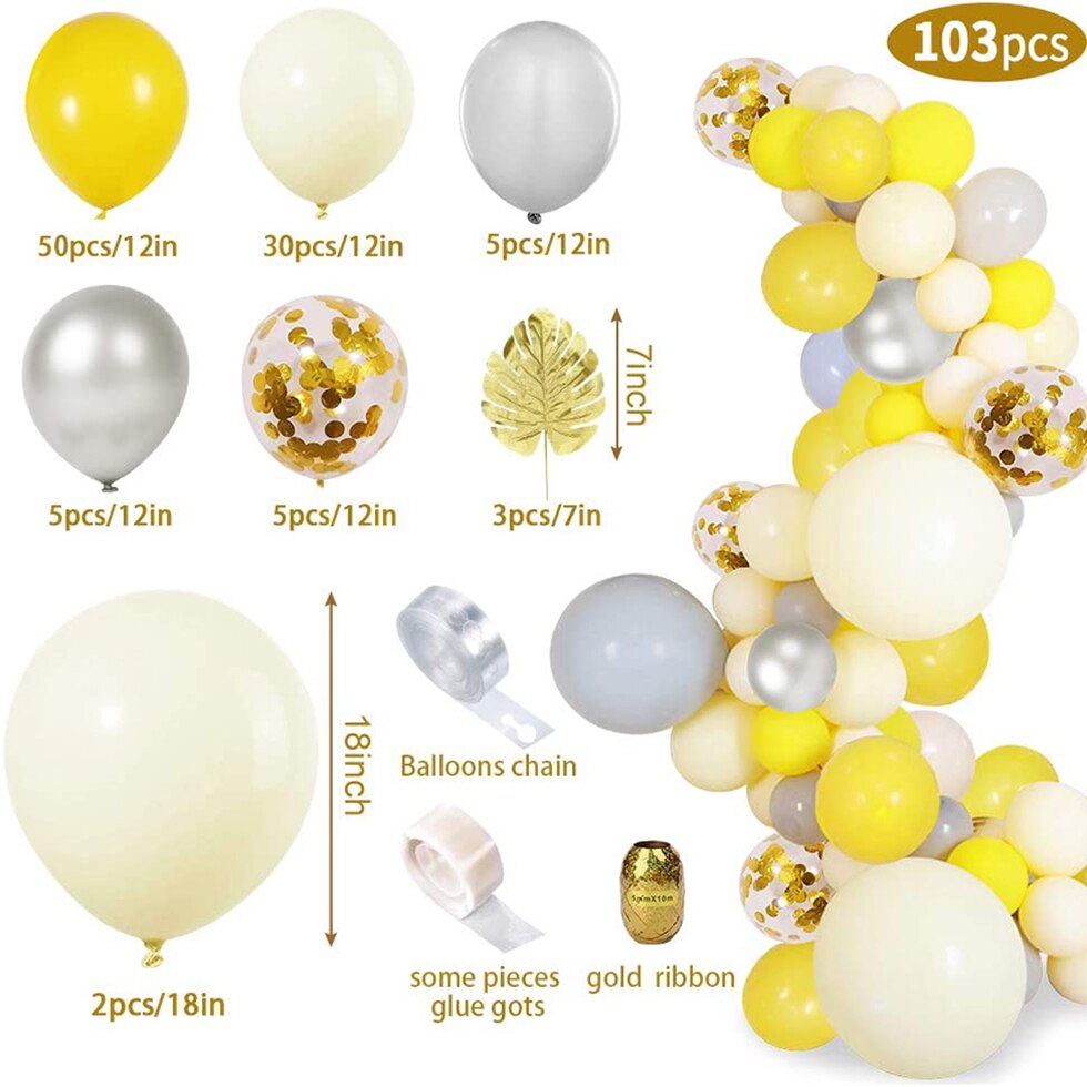 Birthday Balloons Party Decorations Balloon Garland Wedding Arches Kids Baby Shower Latex Supplies 