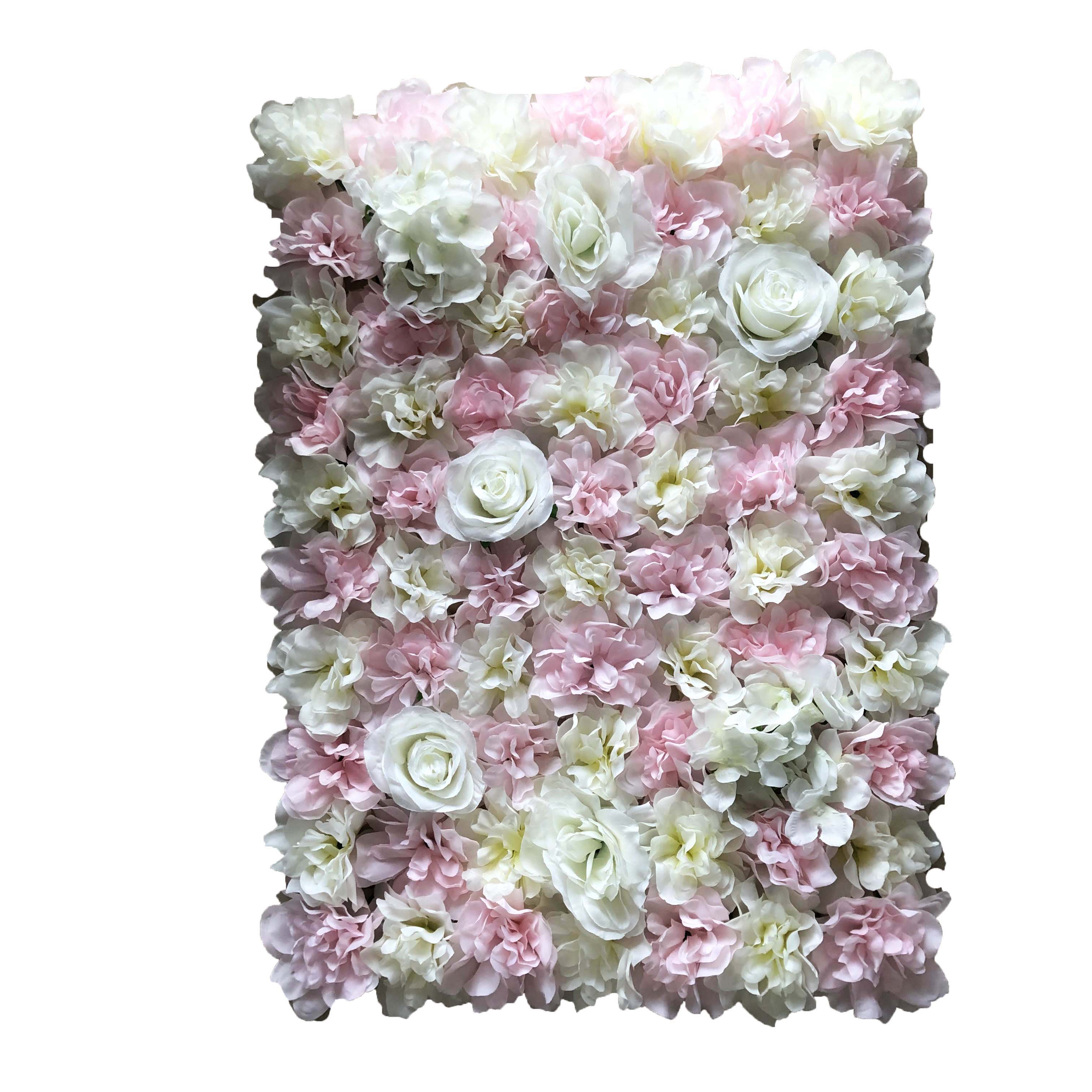 LINMAN cm Rose Artificial Flower Wall Panel Decor Backdrop Wedding Party Event Birthday Shop Scene Layout Customizable 