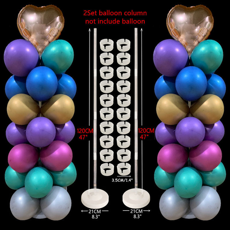 Set Balloons Stand Column Birthday Balloon Arch Kit Wedding Kids Party Baby Shower Decoration Ballon Accessories 