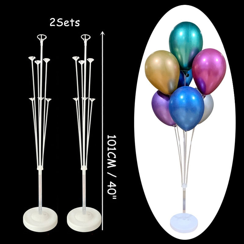 Set Balloons Stand Column Birthday Balloon Arch Kit Wedding Kids Party Baby Shower Decoration Ballon Accessories 