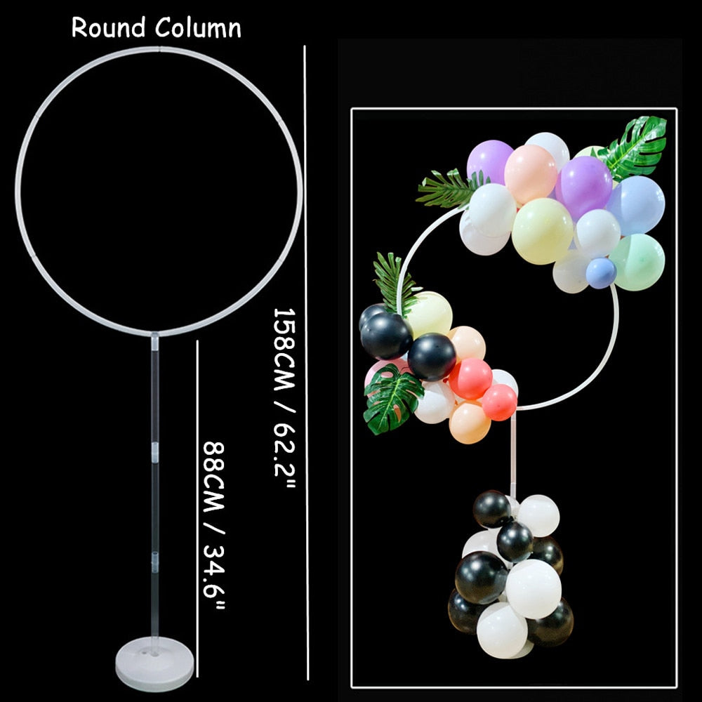 Set Balloons Stand Column Birthday Balloon Arch Kit Wedding Kids Party Baby Shower Decoration Ballon Accessories 