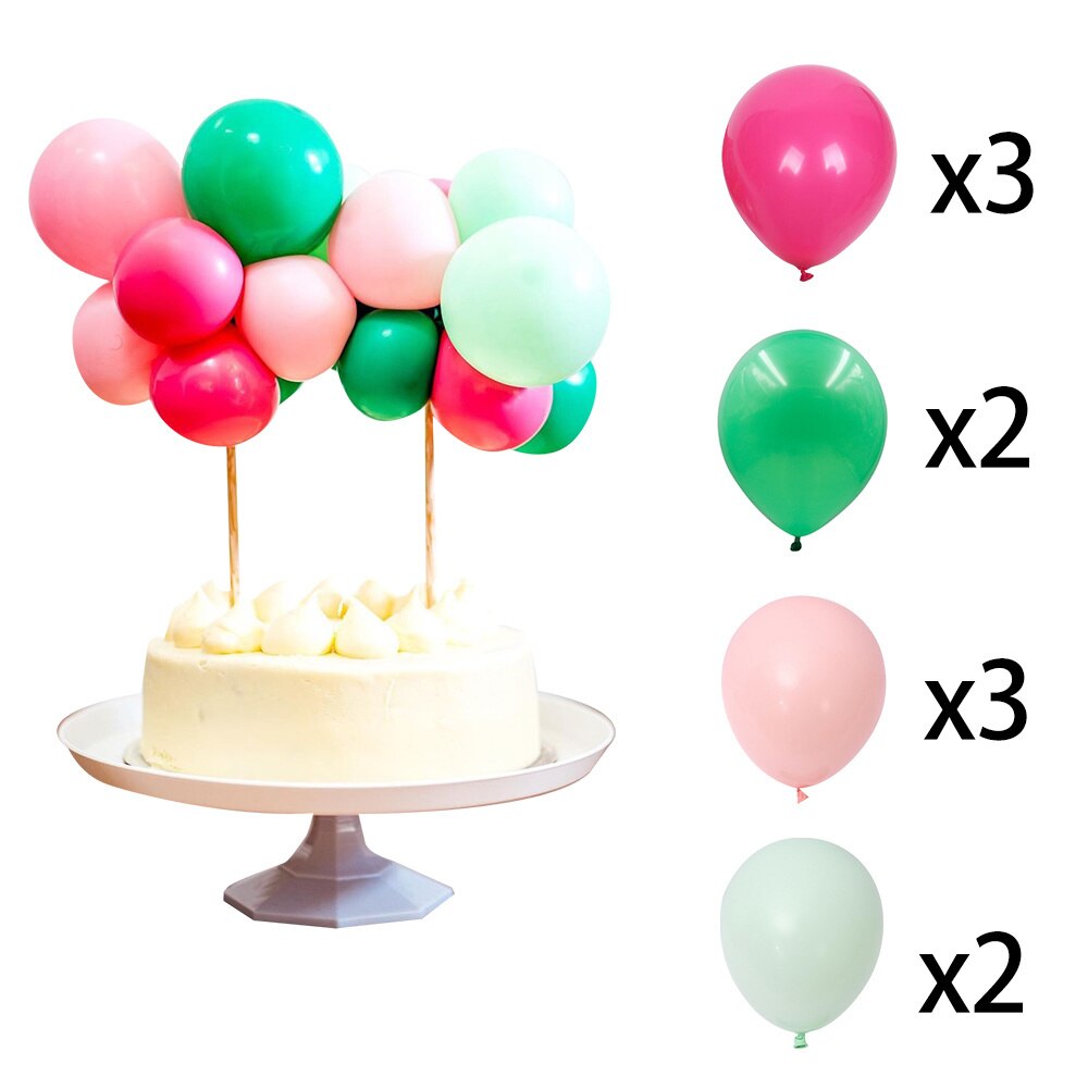 pcs Inch New Green Balloon Cake Topper Cloud Shape Toppers Baby Shower Wedding Birthday Party Decorations 