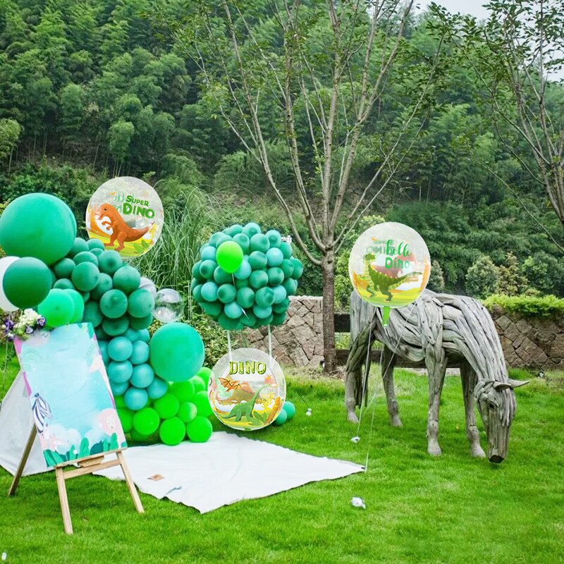 inch Animals Balloons Jungle Animal Lion Cow Zebra Dinosaur Balloon Safari Theme Birthday Party Baby Shower Decorations 