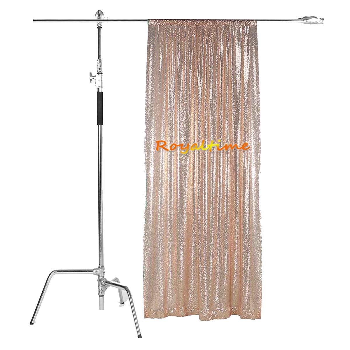 Royaltime Photo Booth Backdrop Birthday Backdrops Shiny Gold Wedding Background Party Decoration Curtain -M 