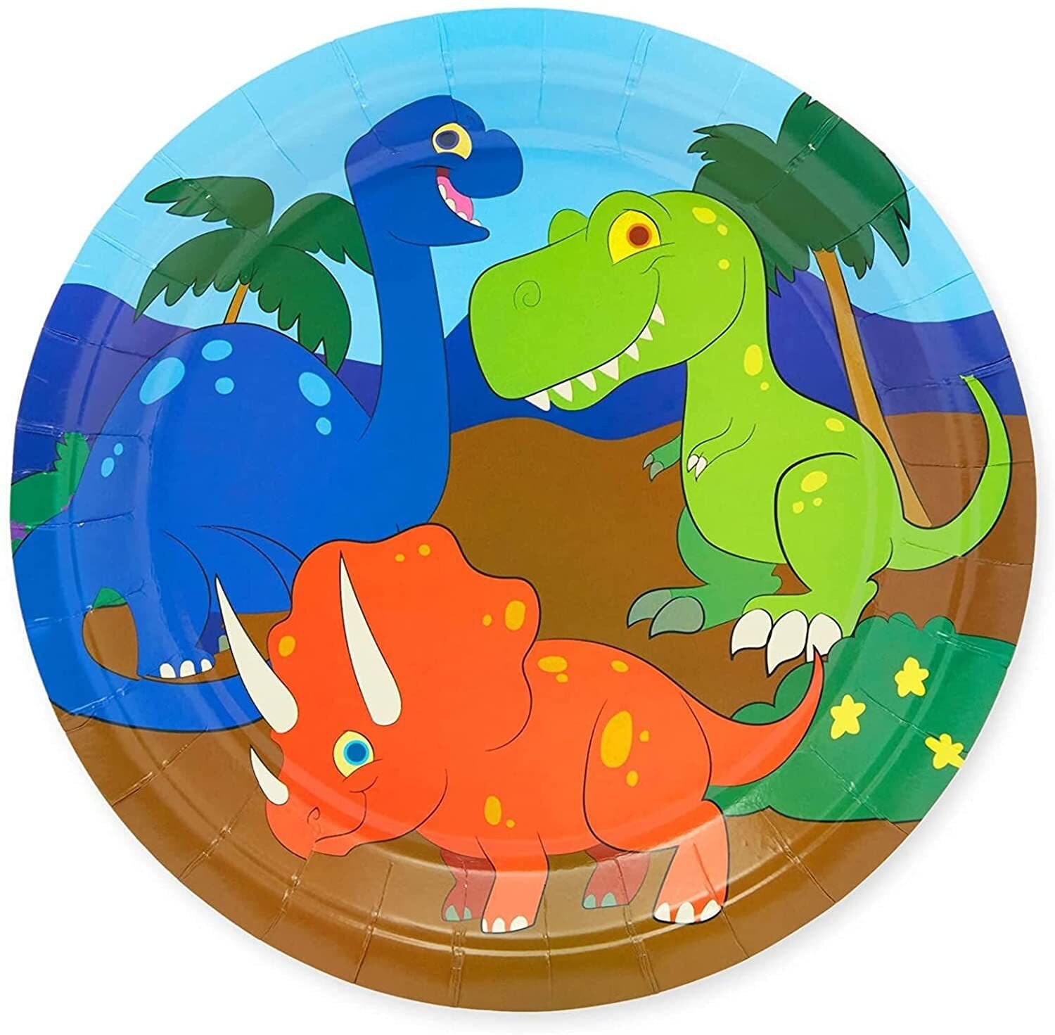 Forest Dinosaur World Theme Paper Plate Cup Towel Tablecloth Tableware Set Kids Birthday Party Decoration 