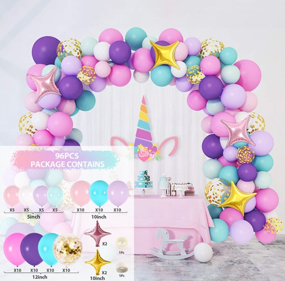 Balloon Garland Arch Kit Wedding Birthday Party Decoration Confetti Latex Balloons Gender Reveal Baptism Baby Shower Decorations Inflatable