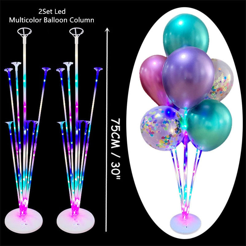 Set Balloons Stand Column Birthday Balloon Arch Kit Wedding Kids Party Baby Shower Decoration Ballon Accessories 