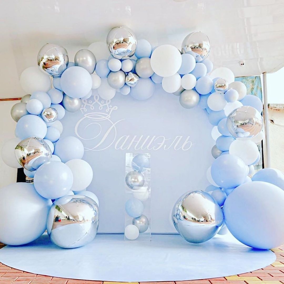 pcs Blue Arch Balloon Garland Stand Kit Wedding Decoration Macaron Globos Happy Birthday Party Baby Shower Decor Inflatable Decorations