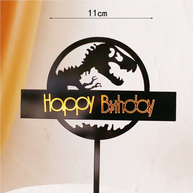 Dinosaur Theme Cake Topper Lovely Cartoon Zoo Dino Jungle Decoration Soft pottery Baby Shower Birthday Party Supplies 