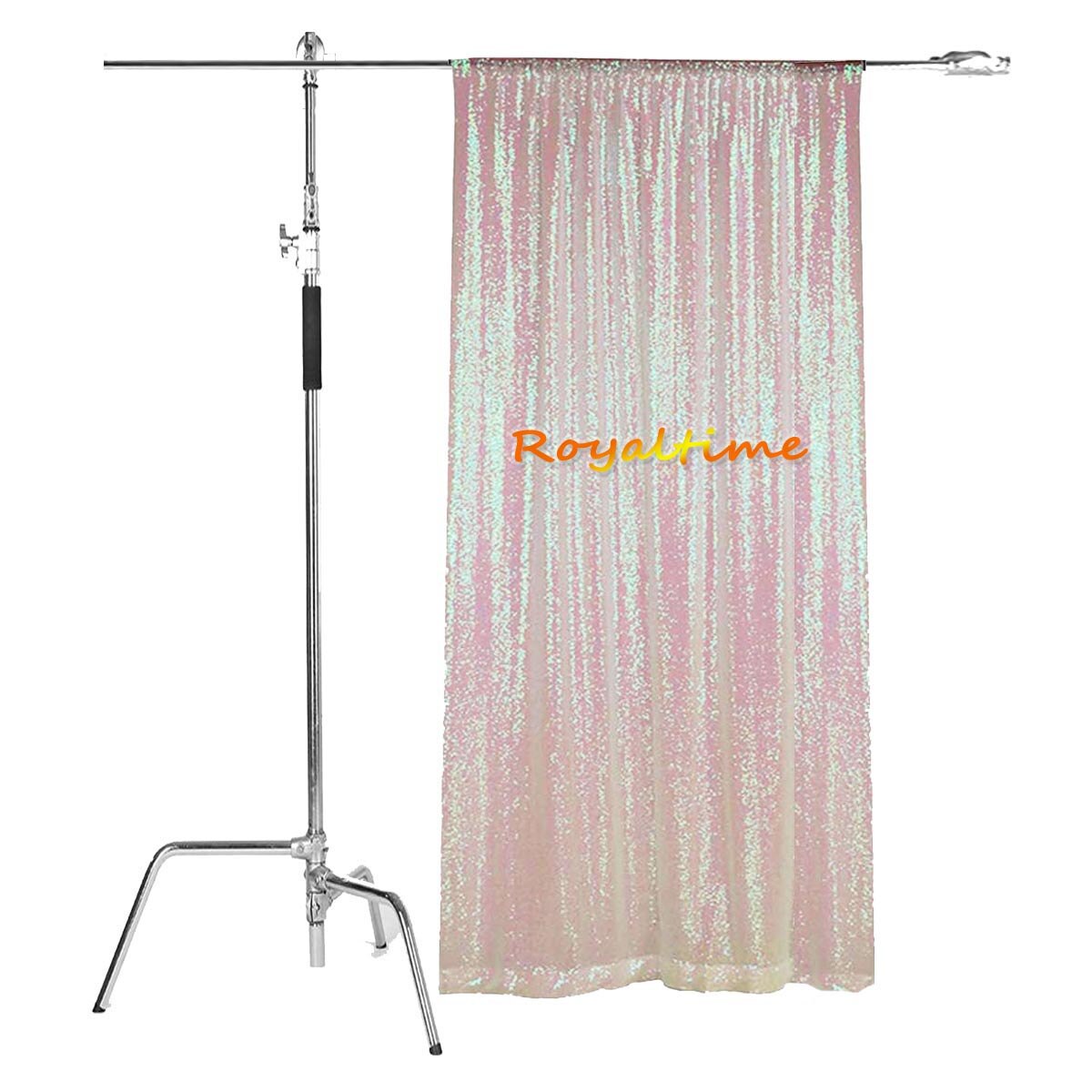 Royaltime Photo Booth Backdrop Birthday Backdrops Shiny Gold Wedding Background Party Decoration Curtain -M 