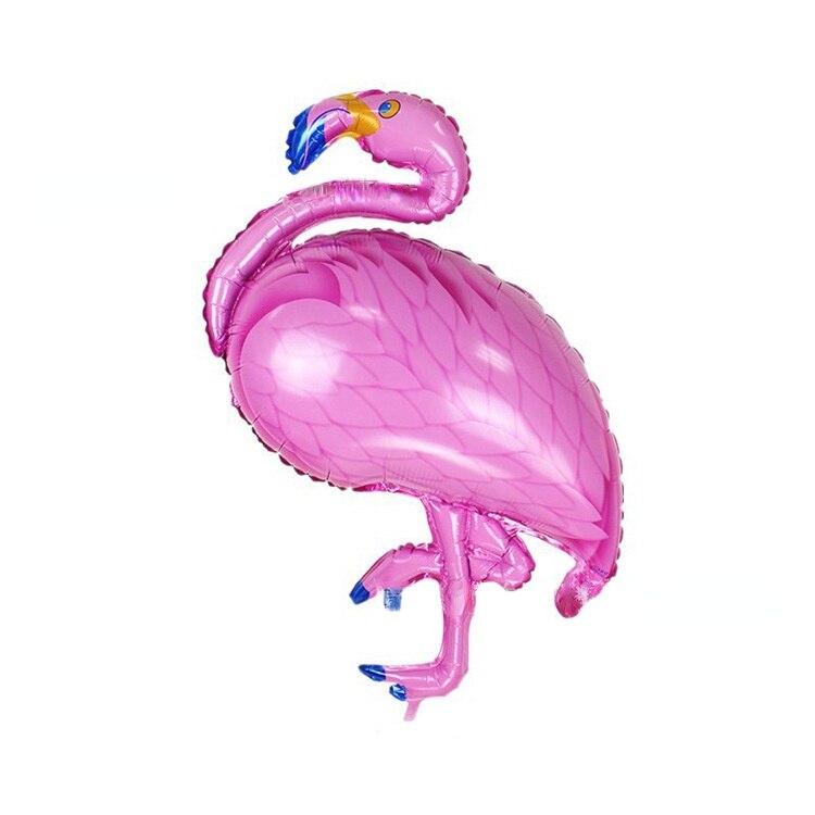 Hawaii Theme Party Decoration Banner Flamingo Foil Balloon Cake Toppers Girl Birthday Baby Shower Supplies 