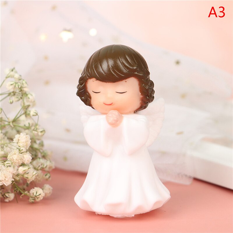 Pcs Angel Boy Girl Feather Wing Cake Dessert Topper Decoration Wedding Happy Birthday Valentine's Day Top 