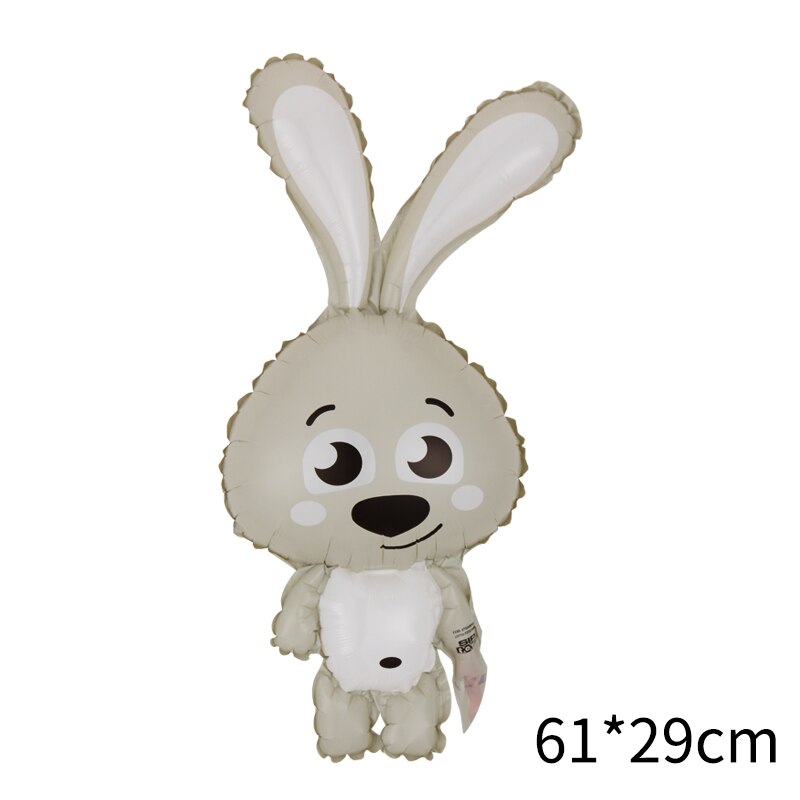 Animal Balloons Birthday Decoration Happy Party Decor Globos Kids Toys Gifts Balloon Baby Shower Panda Rabbit 