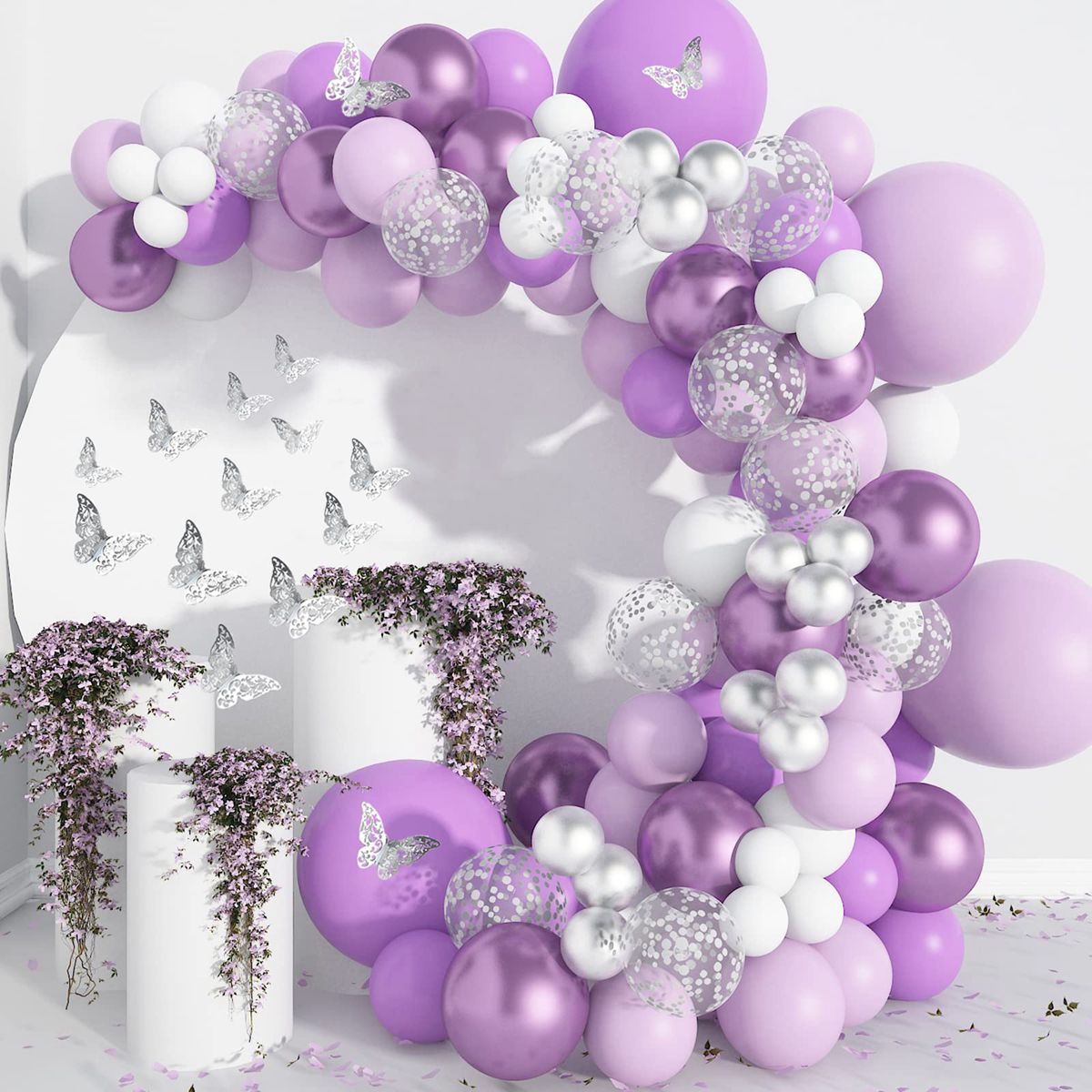 Birthday Purple Balloon Garland Arch Kit Party Decoration Baby Shower Wedding Baloon Decor st Supplies Inflatable Decorations