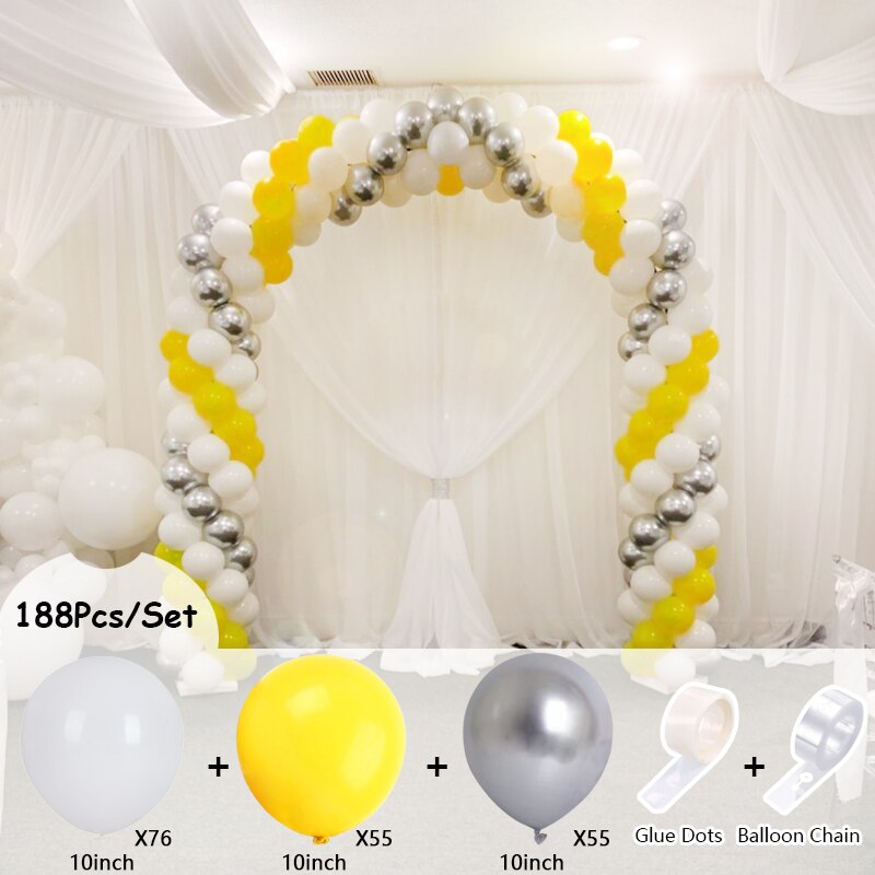 Balloons Arch Set White Pink Gold Balloon Garland Wedding Baby Baptism Shower Birthday Party Decoration Wholesale Inflatable Decorations