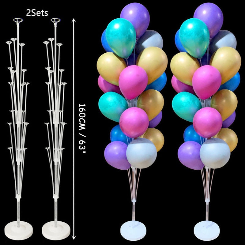 Set Balloons Stand Column Birthday Balloon Arch Kit Wedding Kids Party Baby Shower Decoration Ballon Accessories 