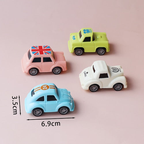 Saloon Car Bus Cake Decoration Cartoon Kids Happy Birthday Party Decorating Supplies Baby Shower Wedding Topper 