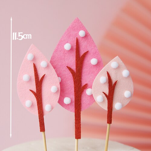 Pink Bunny Baby Strawberry Decoration Happy Birthday Rabbit Moon Cake Topper Children Kid Party Baking Supplies Lovely Gift 